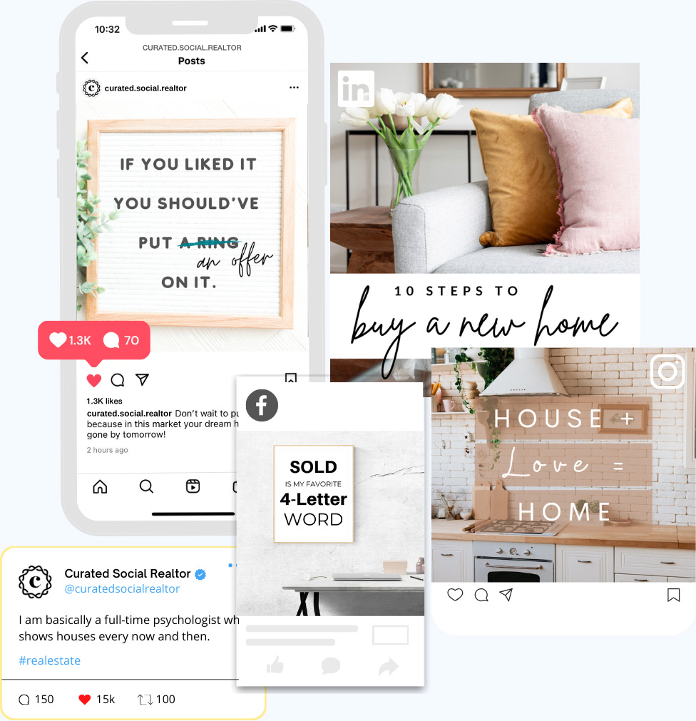 examples of trendy social media posts